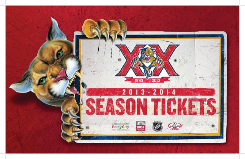 Florida Panthers Red October Poster