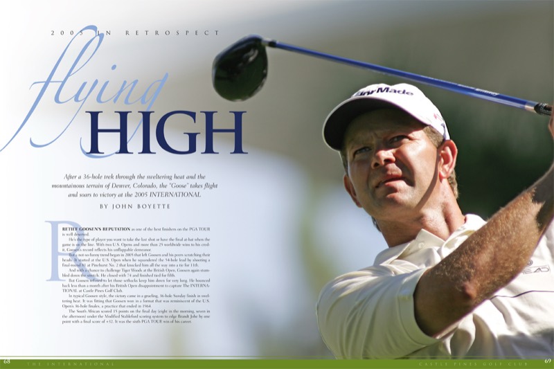 Sample magazine spread