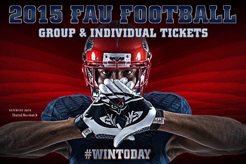 FAU Football Ticket Brochure Cover